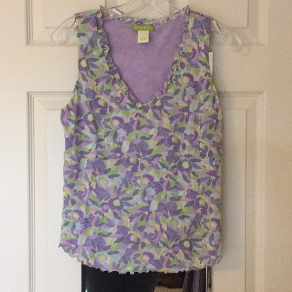 Sigrid Olsen sleeveless blouse